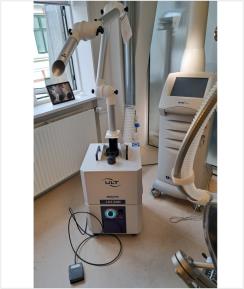 MEDLAS200 med ULPA 15 filter: Utsug för kirurgisk laserrök - operation med laser CO2
